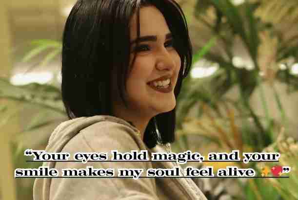 Love quotes about eyes and smile in USA