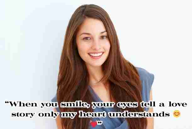 Love quotes about eyes and smile in USA
