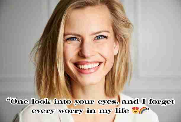 Love quotes about eyes and smile in USA
